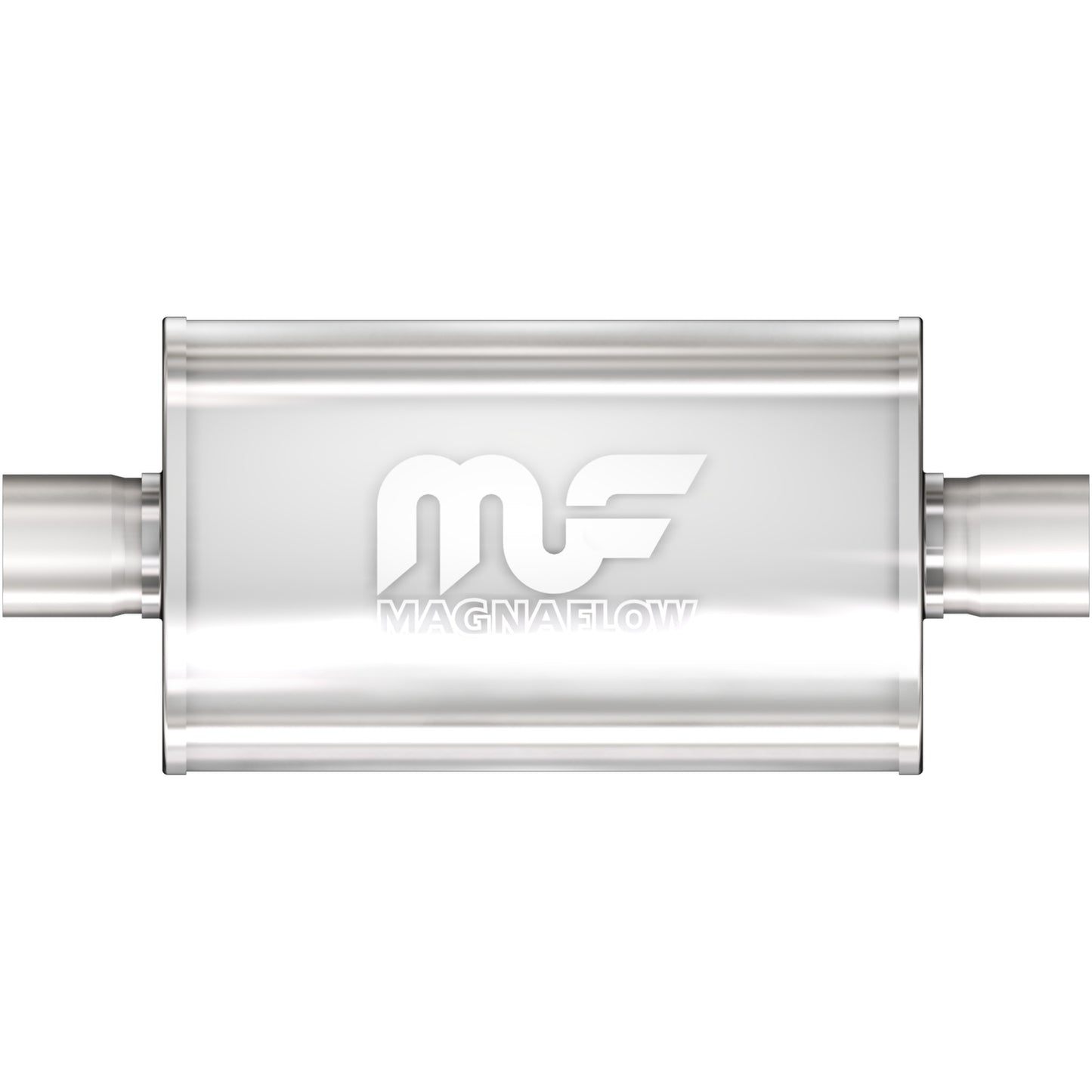 MagnaFlow 12249 - Straight-Through Performance Muffler; 3in. Center/Center; 5x18x8 Body