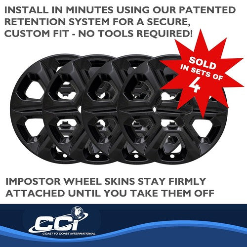 Coast To Coast IWCIMP413BLKN IMPOSTOR WHEEL COVER