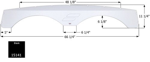 Icon 15141 Tandem Axle FENDER SKIRTS RV
