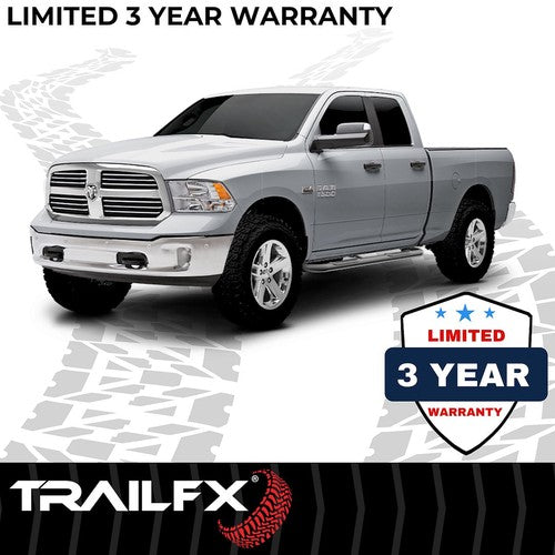 TrailFX A0061B TFX Round Tube Side Steps NERF BAR ROUND 3"