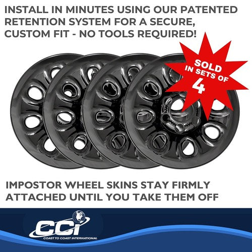 Coast To Coast IWCIMP64GBLK IMPOSTOR WHEEL COVER