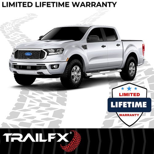 TrailFX A7093S TFX 5" Oval Straight Side Bars NERF BAR OVAL 5"