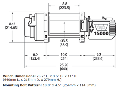 Warn 47801 M15000 Series WINCHES