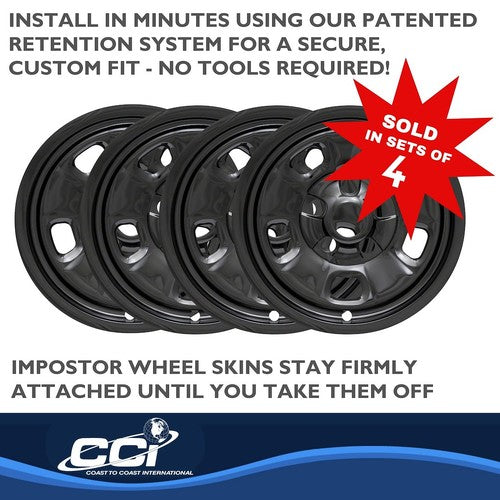 Coast To Coast IWCIMP88BLK IMPOSTOR WHEEL COVER