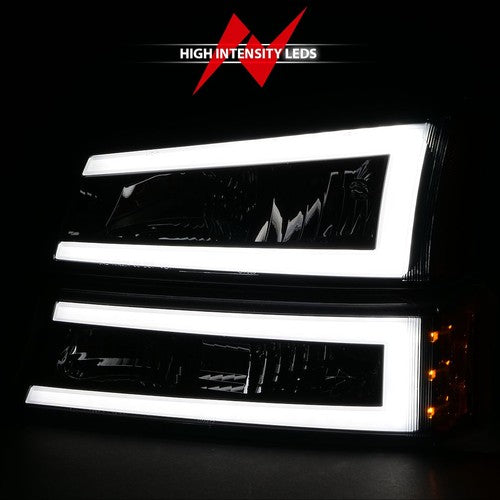ANZO USA 111501 Crystal HEADLIGHT ASSEMBLY