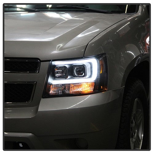 Spyder 5082565 Headlight Assy V2 Halogen Bulb Projector Beam Set of 2