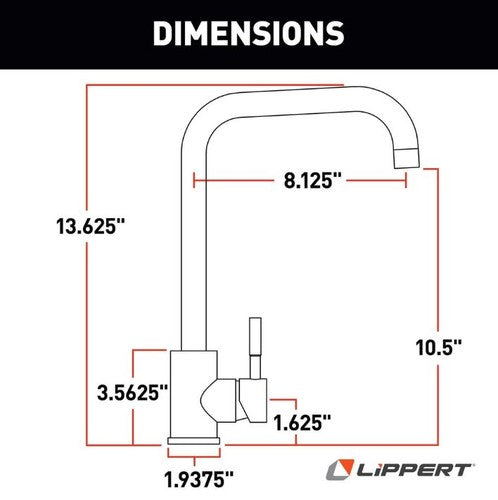 Lippert Components 2024000066 Flow Max FAUCETS & COMPONENTS RV