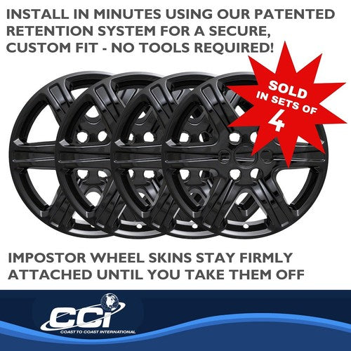 Coast To Coast IWCIMP395BLK IMPOSTOR WHEEL COVER