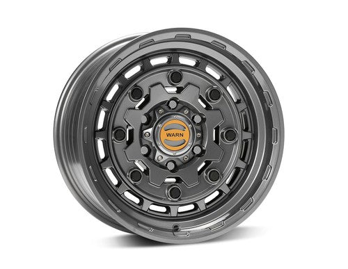 Warn 104490 Wheel 17in Dia x 8.5in W Gray 2500 Pound Load Capacity Single