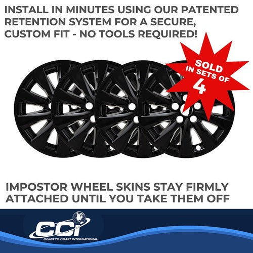 Coast To Coast IMP448BLK IMPOSTOR WHEEL COVER