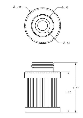 Sierra Marine 18-79799 Marine Series MARINE FUEL FILTER
