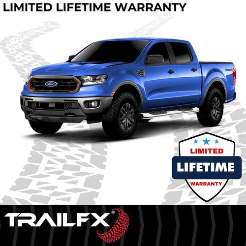TrailFX A7091S TFX 5" Oval Bent Side Bars NERF BAR OVAL 5"