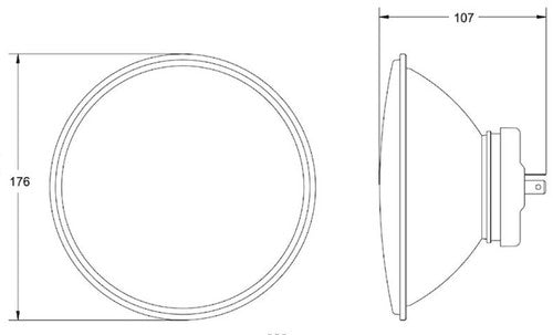 Hella 002395801 HEADLIGHT ASSEMBLY
