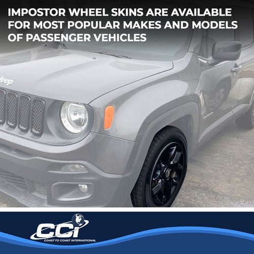 Coast To Coast IWCIMP386BLK IMPOSTOR WHEEL COVER