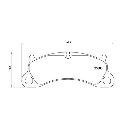 Brembo Front Low Metallic Brake Pads Fits 2012-2016 Porsche 911 Brakes P65025