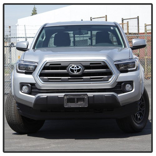 xTune Toyota Tacoma 16-18 DRL Light Bar Projector Headlights - Black PRO-JH-TTA1