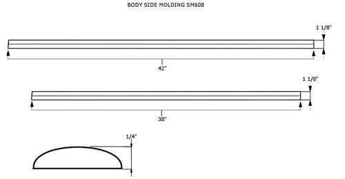 Coast To Coast CCISM608 SIDE MOLDING