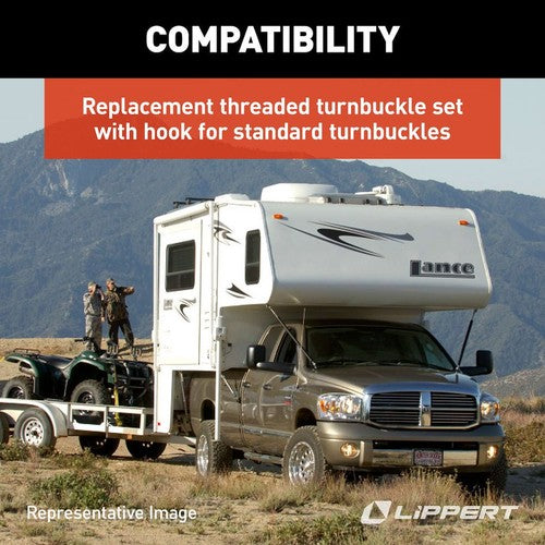 Lippert Components 182898 Happijac RV CAMPER TIEDOWNS & TURNBUCKL