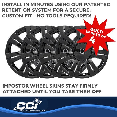 Coast To Coast IWCIMP357BLK IMPOSTOR WHEEL COVER