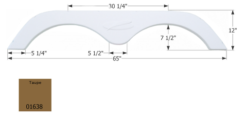 Icon 01638 Tandem Axle FENDER SKIRTS RV