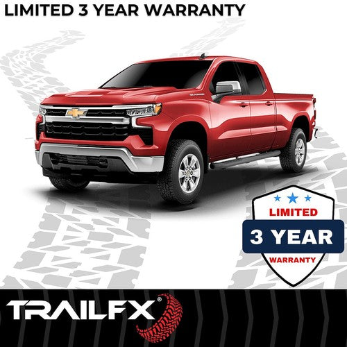 TrailFX A7064B TFX 5" Oval Bent Side Bars NERF BAR OVAL 5"