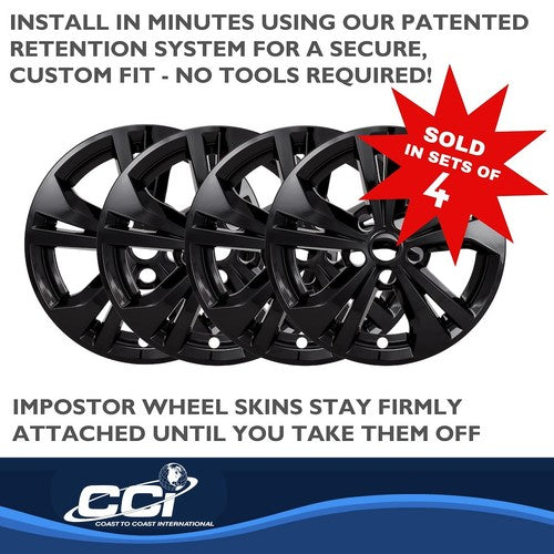 Coast To Coast IWCIMP487BLK IMPOSTOR WHEEL COVER