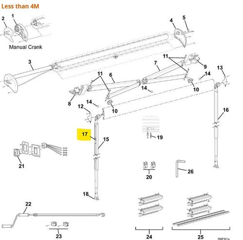 Carefree RV R001657 Flipper Latch AWNING-REPAIR PARTS RV