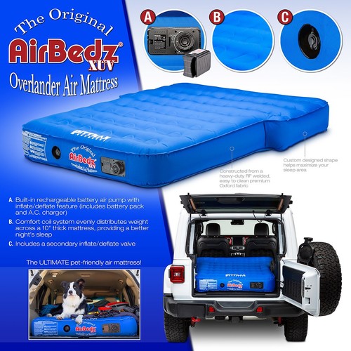 AirBedz by Pittman Outdoors PPI-BLU_XUV AIR MATTRESS OVERLANDING
