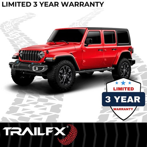 TrailFX A0066T TFX Round Tube Side Steps NERF BAR ROUND 3"