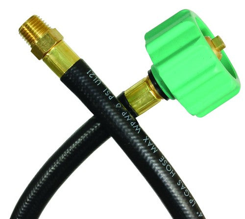 JR Products 07-30855 Propane Hose 15 Inch Length 1/4 Inch Diameter