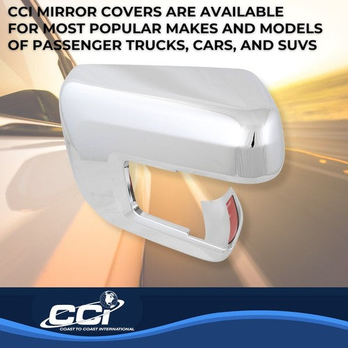 Coast To Coast MC67556 Exterior Mirror Cover Full Cover Silver Set Of 2