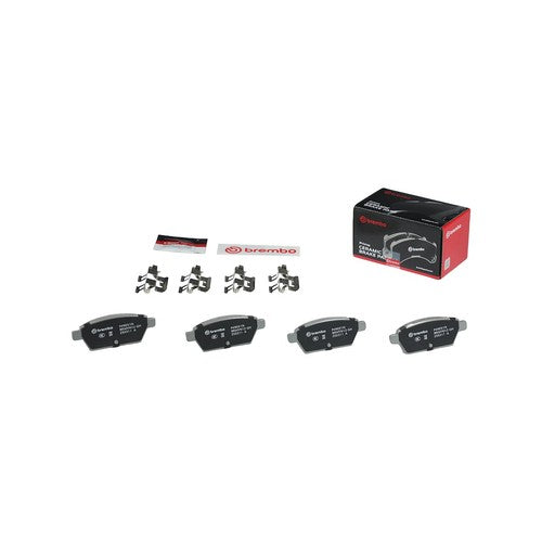 Brembo Rear Ceramic Brake Pads Fits 2006-2012 Ford Fusion 4 Piece Brakes P49051N