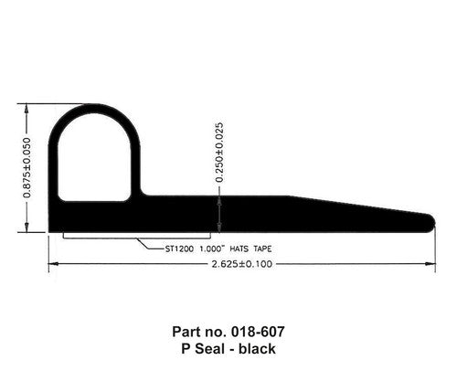AP Products 018-607 HARDWARE SEALS WEATHERSTRIP RV