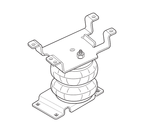 Firestone Industrial 2558 Ride-Rite AIR BAG SUSPENSION KIT