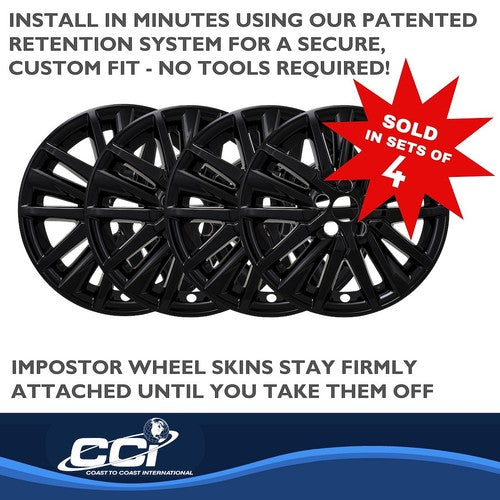 Coast To Coast IMP480BLK IMPOSTOR WHEEL COVER