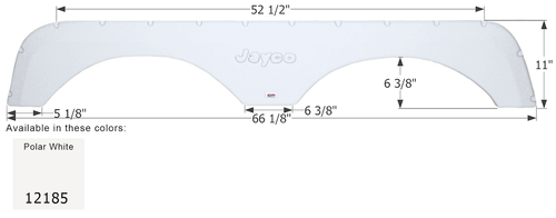 Icon 12185 Tandem Axle FENDER SKIRTS RV