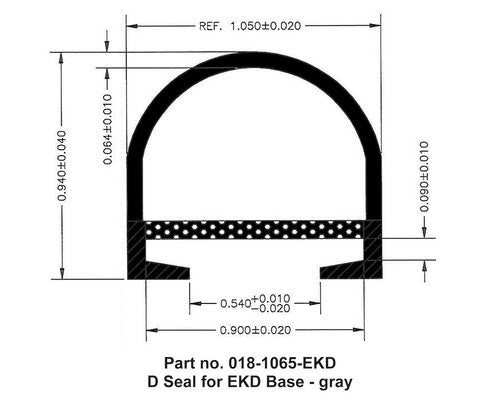 AP Products 018-1065-EKD HARDWARE SEALS WEATHERSTRIP RV