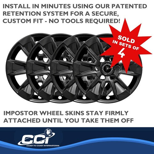 Coast To Coast IWCIMP436BLK IMPOSTOR WHEEL COVER