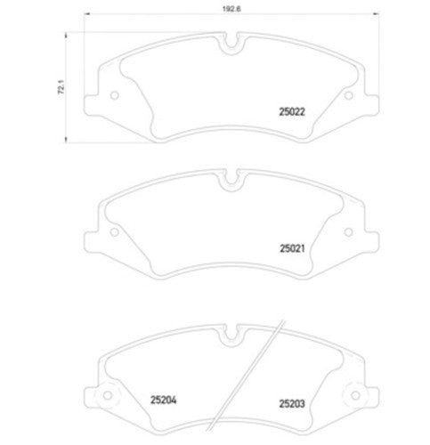 Hella Front Low Metallic Brake Pads Fits 2010-2017 Land Rover Range Rover Sport