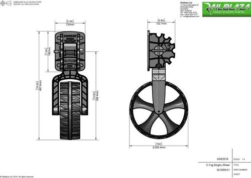 Railblaza 50-0009-51 C-Tug MARINE KAYAK