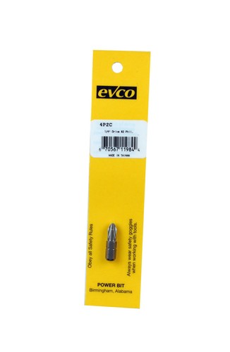AP Products 009-4P2C Screw Bit #2 Point Size 1/4 Inch x 1 Inch Bit Size