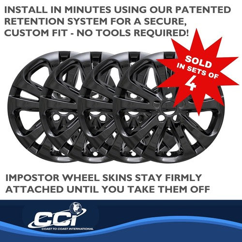 Coast To Coast IWCIMP388BLK IMPOSTOR WHEEL COVER