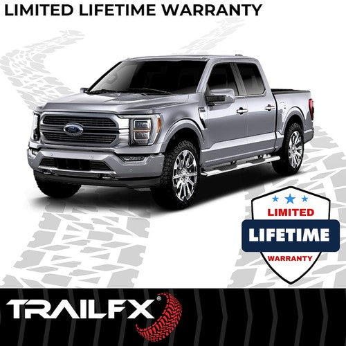 TrailFX A7042S TFX 5" Oval Straight Side Bars NERF BAR OVAL 5"