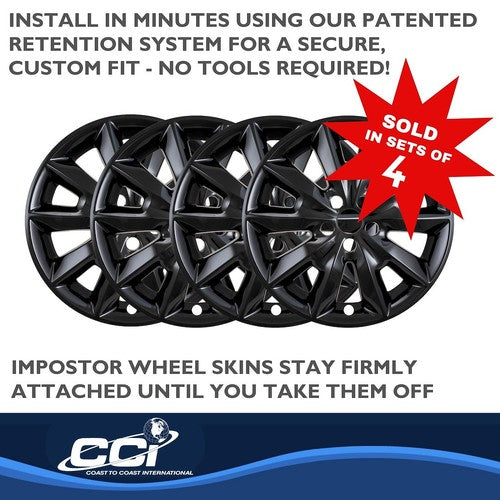 Coast To Coast IWCIMP481BLK IMPOSTOR WHEEL COVER