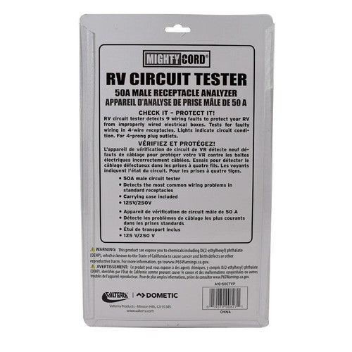 Valterra A10-50CTVP Mighty Cord CIRCUIT TESTER