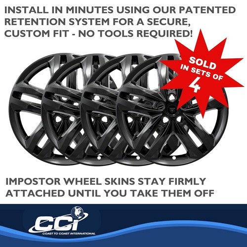 Coast To Coast IWCIMP415BLK IMPOSTOR WHEEL COVER