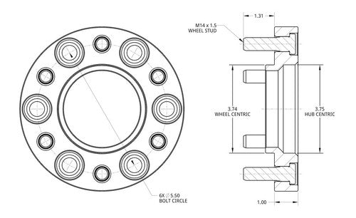 Spidertrax WHS034 WHEEL SPACER