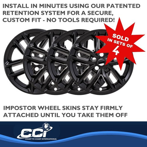 Coast To Coast IMP484BLK IMPOSTOR WHEEL COVER
