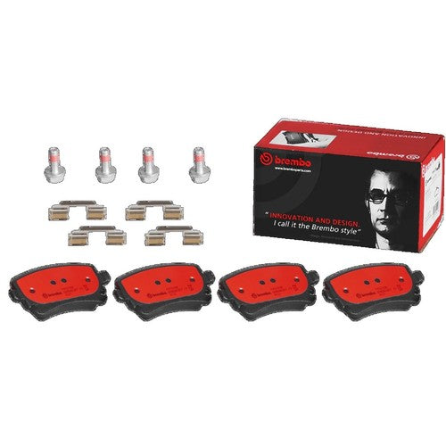 Brembo Rear Ceramic Brake Pads Fits 2004-2010 Audi A8 Quattro 4 Piece P85076N