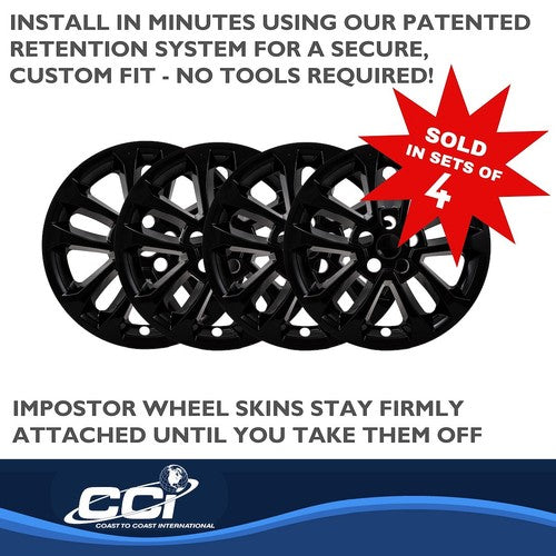 Coast To Coast IWCIMP462BLK IMPOSTOR WHEEL COVER